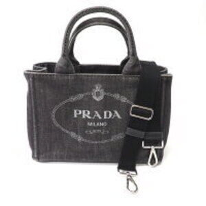 Prada Canapa Denim Tote Bag